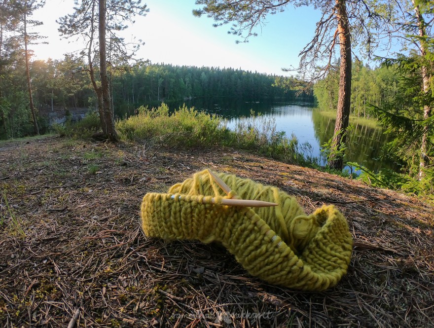 Samoilevat sukkaset_Urja_Nuuksio_neuleretki 2019