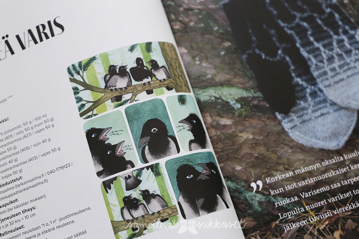 Lapasia lintumaailmasta_veikeä varis_iris tanttu_2